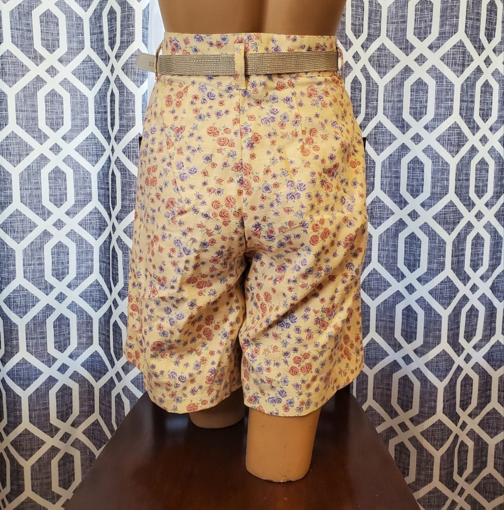 Vintage Palmetto High-waisted Shorts - Picture 2 of 3